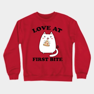 LOVE FIRST BITE Crewneck Sweatshirt